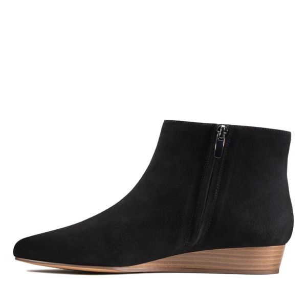 Clarks Womens Sense Belle Ankle Boots Black | UK-4908635